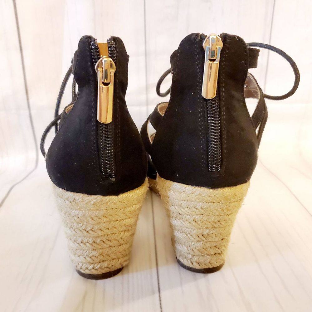 NWT Lane Bryant Wedge Espadrille Shoe Size 9W - Picture 3 of 8